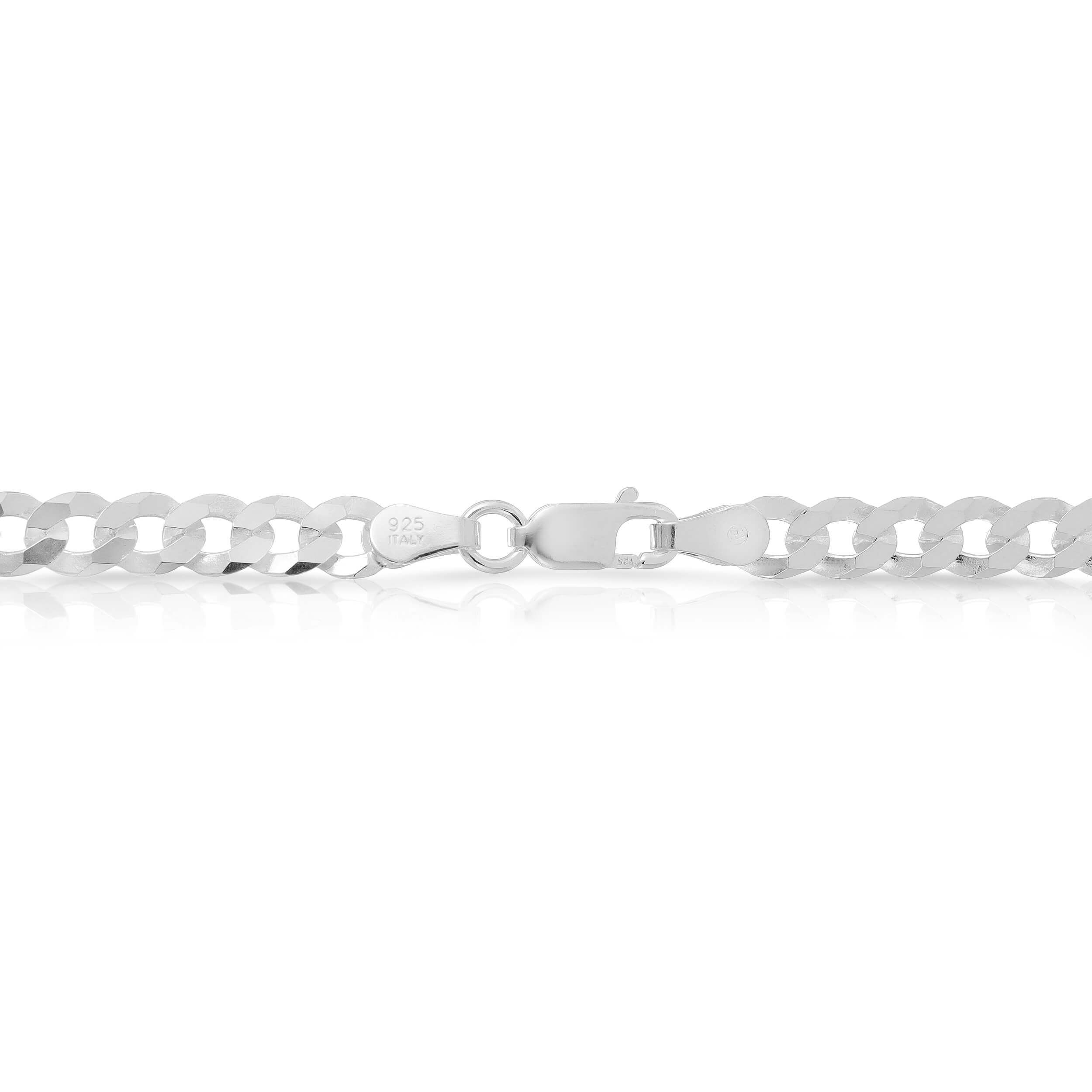 4.7MM FLAT CURB - 925 STERLING SILVER CHAIN